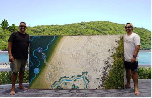 'Two Worlds, One Journey' - Salty One x Bundjalung Dreaming - LIMITED EDITION PRINTS
