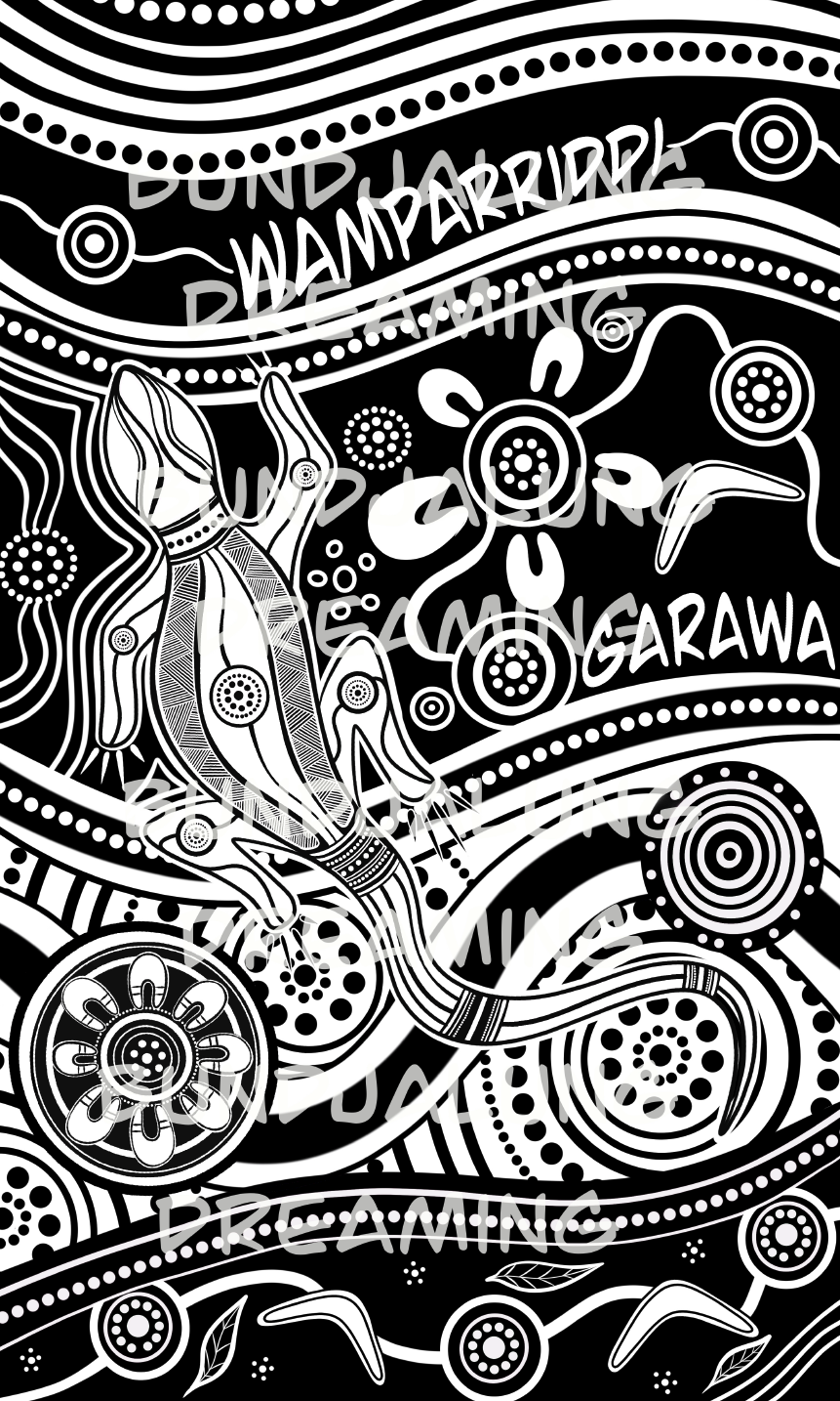 Custom Aboriginal Tattoo Design