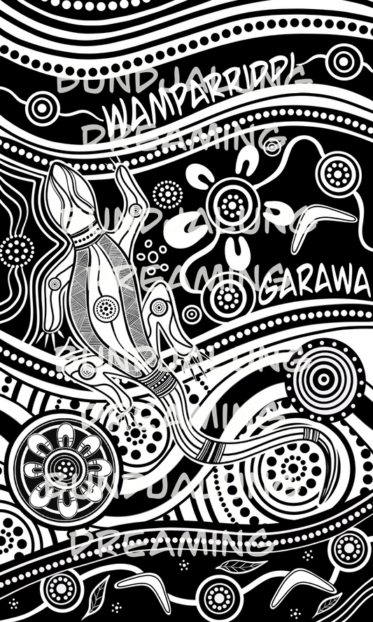 Custom Aboriginal Tattoo Design