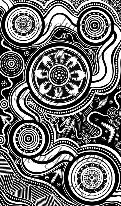 Custom Aboriginal Tattoo Design
