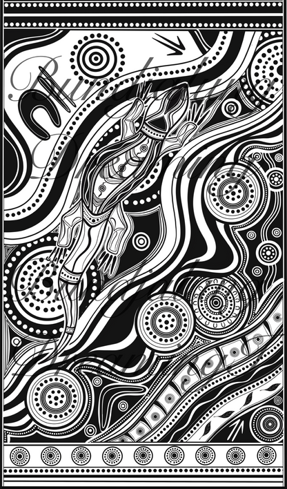 Custom Aboriginal Tattoo Design